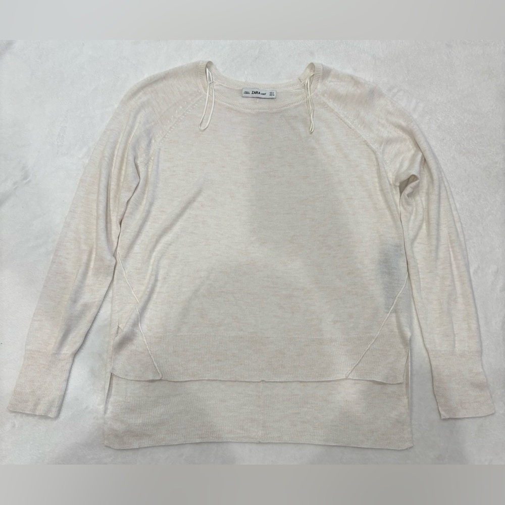 Zara Knit Cream Pullover